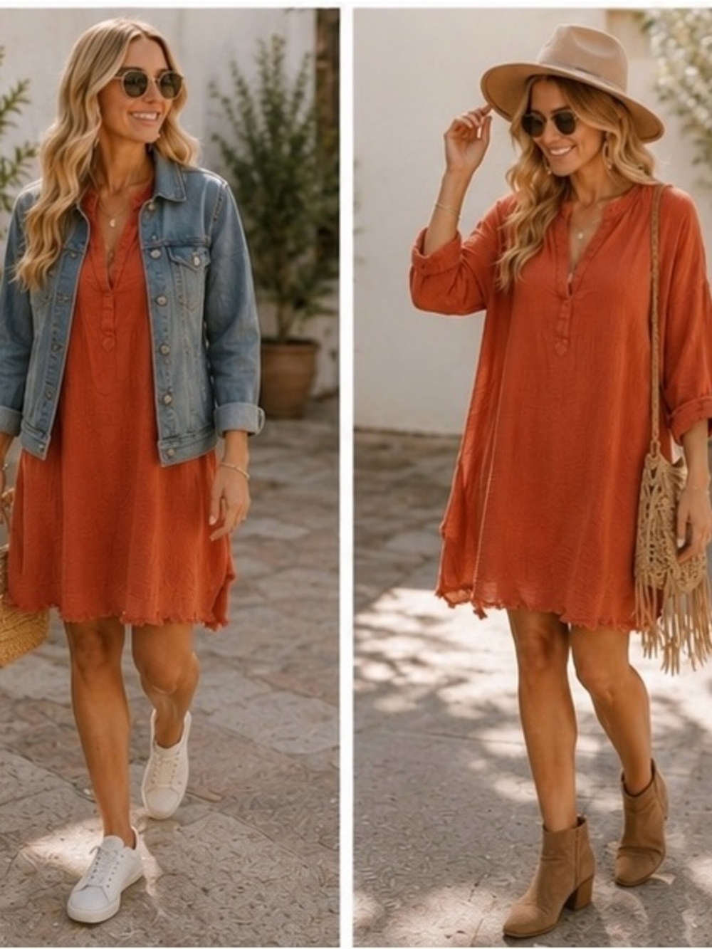 NWT Easel oversized loose fitting dress size large